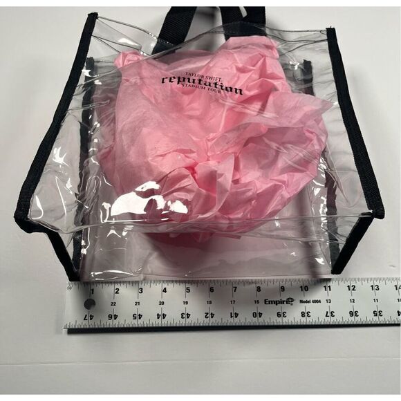 Taylor Swift Reputation Stadium Tour Clear Tote Bag Authentic Official Merch - Picture 11 of 15